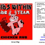 Chicken Rub Label
